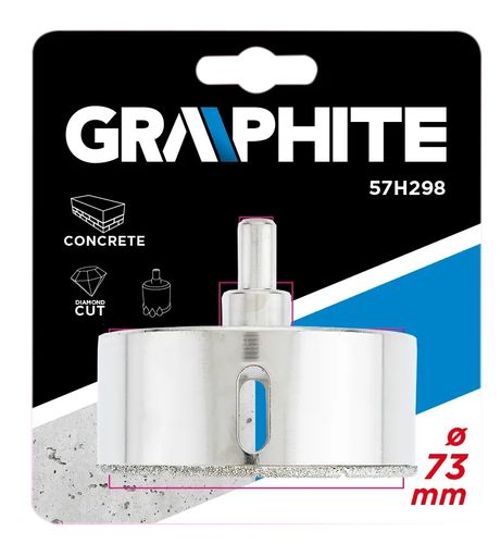 Wiertło diamentowe do gresu 73 mm GRAPHITE 57H298 na Arena.pl