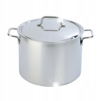Demeyere Apollo 7 Garnek 8l Silvinox 7-Layer Steel