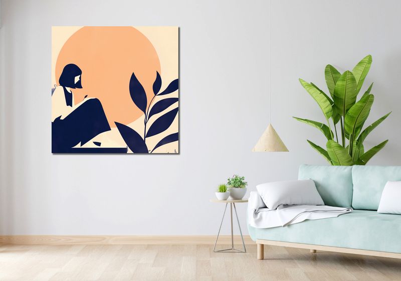 Obraz 100x100cm Kontemplacja zdjęcie 2