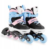 Rolki regulowane dziecięce Spokey JOY rozm. 31-34 ABEC7 Carbon 82A