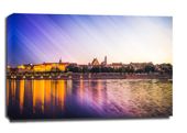 Warszawa Panorama Stare Miasto - obraz na płótnie 60x40 cm