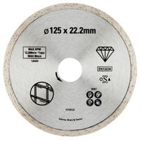 tarcza diamentowa pełna 125mm - s/sta38007