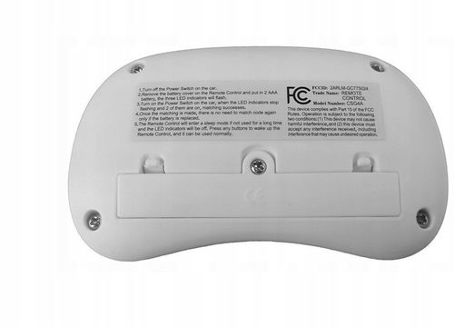 PILOT ZDALNEGO STEROWANIA 2.4G SL65/ XMX DO SAMOCHODÓW ZASILANYCH BATERIAMI na Arena.pl