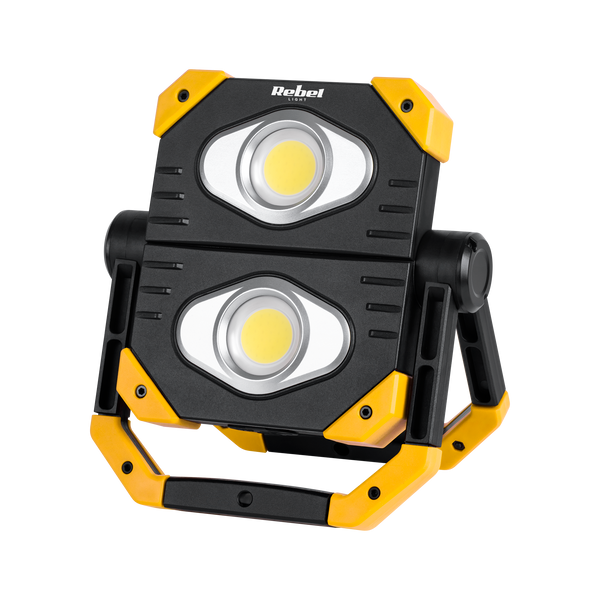 Przenośny reflektor LED 2XCOB. zdjęcie 1