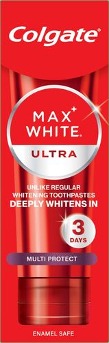 COLGATE MAX WHITE ULTRA MULTIPROTECT PASTA DO ZĘBÓW WYBIELAJĄCA 50 ML na Arena.pl