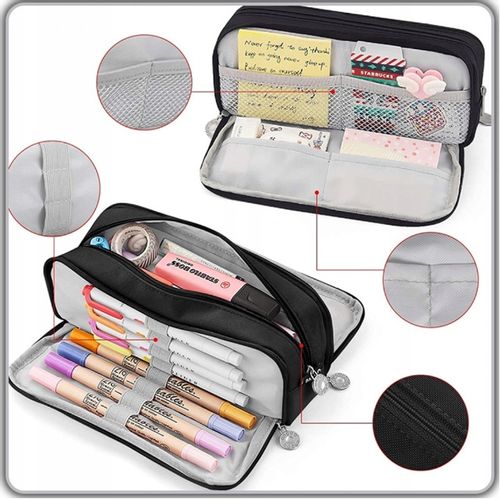 PLECAK SZKOLNY DLA DZIEWCZYNKI DUŻY A4 MODNY TORNISTER MŁODZIEŻOWY CZARNY na Arena.pl