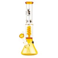 szklane bongo grace glass small boy miodowe filtracja 34,5cm 18,8mm