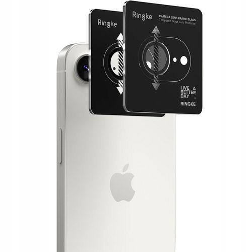 OSŁONA APARATU RINGKE CAMERA FRAME PROTECTOR 2-PACK IPHONE 16E BLACK na Arena.pl