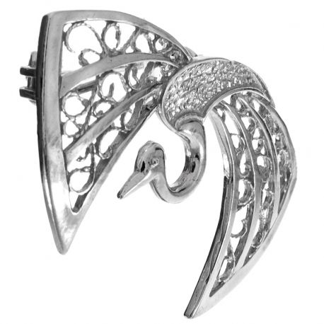 SREBRNA BROSZKA PTAK PAW SREBRO PRÓBY 925 na Arena.pl