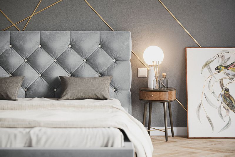 Łóżko Slim 7 tapicerowane 180x200 stelaż pojemnik zdjęcie 9