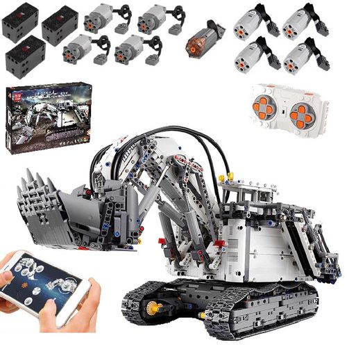 KLOCKI KOPARKA TECHNIC LIEBOHERR APLIKACJA 13130 MOULD KING EXCAVATOR na Arena.pl