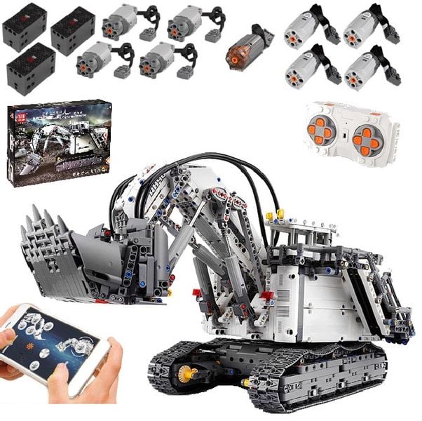 KLOCKI KOPARKA TECHNIC LIEBOHERR APLIKACJA 13130 MOULD KING EXCAVATOR zdjęcie 1