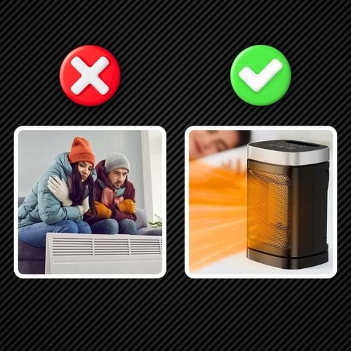 TERMOWENTYLATOR GRZEJNIK ELEKTRYCZNY FARELKA 1500W TIMER OSCYLACJA + na Arena.pl