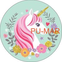 Opłatek na tort Urodziny Jednorożec Konik Pegaz Koń Kuc Tekst Gratis