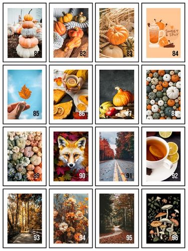 Obraz 30x40 Jesień Jesienne DUŻO WZORÓW plakaty dekoracja do salonu na Arena.pl