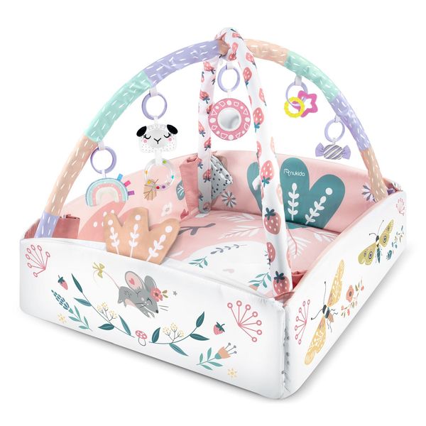 Mata interaktywna edukacyjna 110 x 100 cm Ptaszek Nukido zdjęcie 3