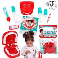 zestaw mały dentysta dla dzieci - model szczęki akcesoria 6641