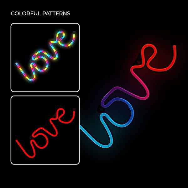 Neon LED RGB LOVE FLRN01 + pilot Forever Light zdjęcie 7