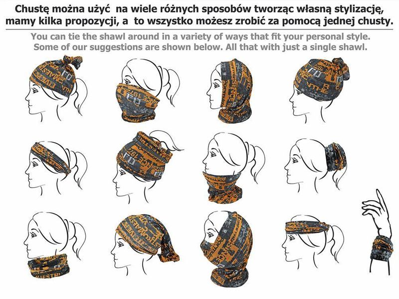 Komin/chusta - alternatywa maseczki zdjęcie 4