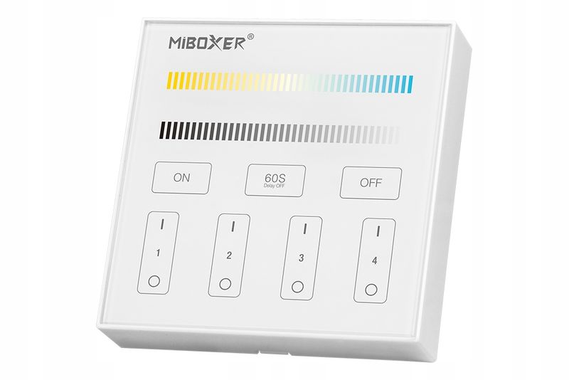 Pilot Panel Milight B2 MONO i CCT 4-strefy na AAA zdjęcie 2