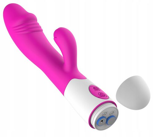 Wibrator Z Silikonu Medycznego Z Stymulatorem Łechtaczki 30 Trybów na Arena.pl