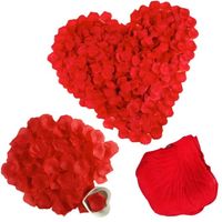 Płatki róż dekoracyjne zestaw 500 sztuk syntetyczne na walentynki ślub