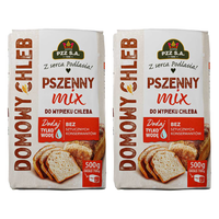 PZZ Mieszanka do wypieku Pszennego chleba domowego 500 g x 2 sztuki