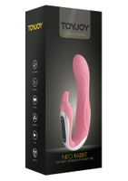 Ekskluzywny Wibrator Silikonowy Ze Stymulatorem Łechtaczki - Neo Rabbit Vibe