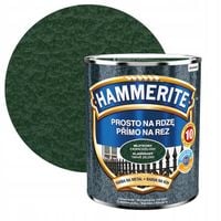 HAMMERITE NA RDZĘ 0,7L CIEMNOZIELONY MŁOTKOWY FARBA DO METALU ANTYKOROZYJNA