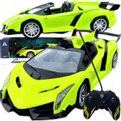 SAMOCHÓD ZDALNIE STEROWANY RC AUTO PODŚWIETLENIE LED PILOT NA PREZENT