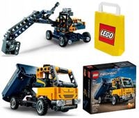 LEGO TECHNIC 7+ 2w1 AUTO WYWROTKA LUB KOPARKA 42147