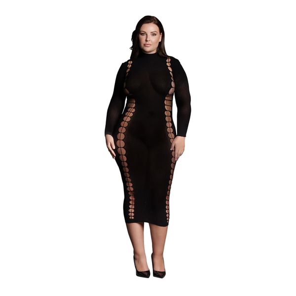 Carme Xi - Dress With Turtleneck - Plus Size zdjęcie 1