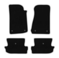 Dywaniki welurowe CARLUX-SILVER do Jeep Wrangler JL 2 drzwi, czarne