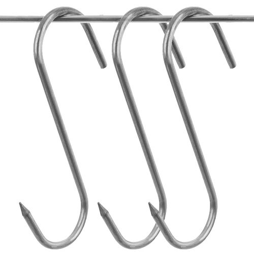 3x Haczyk Hak Wędzarniczy Stalowy do Wędzarni na Kiełbasy Wędliny 11,5x8,5 na Arena.pl