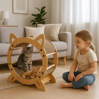 DRAPAK DLA KOTA legowisko do drapania domek TEKTUROWY budka KARTONOWY