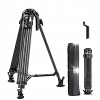 Profesjonalny STATYW do Filmowania VIDEO 25kg 149.5cm BOWL 75mm Ulanzi T047