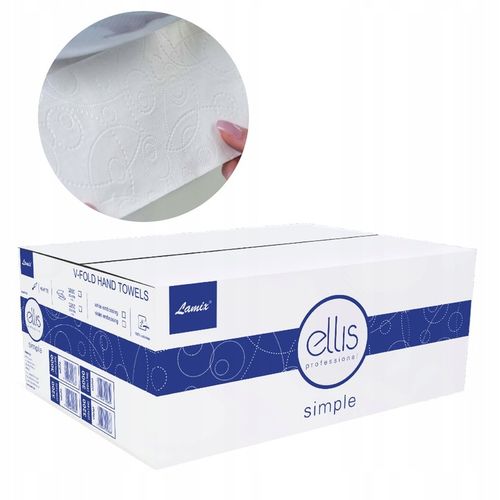 Ręcznik papierowy skladany biały typ V 3000 szt. na Arena.pl