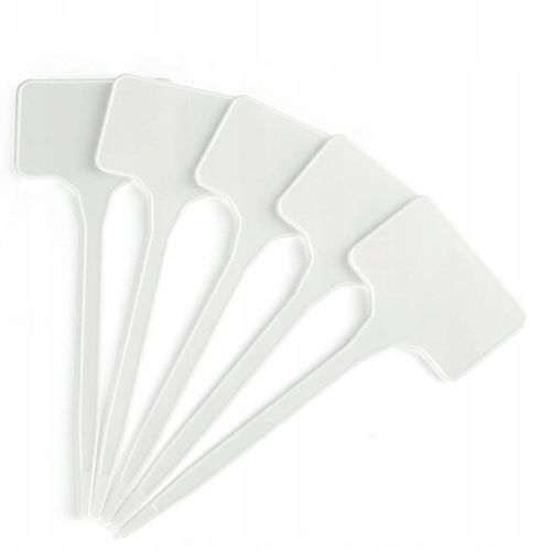 60x ETYKIETY TABLICZKI DO ROŚLIN SADZONEK + MARKER na Arena.pl