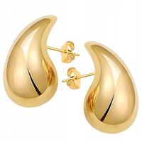 Złote pr.585 Kolczyki Złote Krople Złoto 14K Idealne na Prezent dla Kobiety