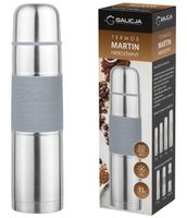 Termos nierdzewny Martin (1 litr, szary)