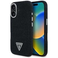 etui guess denim triangle logo magsafe   do iphone 16 czarny