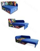 Solidna sofa Kubuś tapczan z dużą skrzynią na pościel