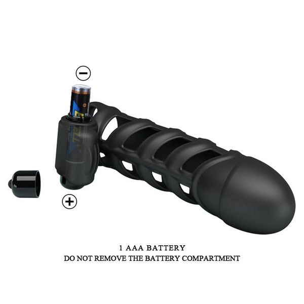 PRETTY LOVE - Penis Sleeve II 10 functions zdjęcie 7