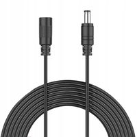 Przedłużacz Zasilania do Kamery DC 5m 5.5/2.1mm Przedłużka Kabel Zasilający