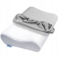 POSZEWKA NA PODUSZKĘ ORTOPEDYCZNĄ PROFILOWANĄ MEMORY UNIWERSALNA SZARA