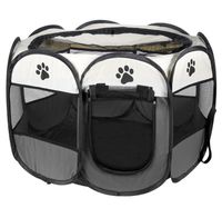 Kojec dla psa/kota 91x91x58cm - szary