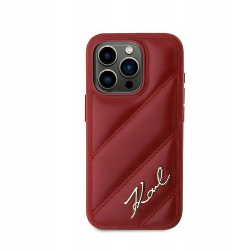 Etui do iPhone 15 Pro Karl Lagerfeld Diagonal Quilted Script Case na Arena.pl