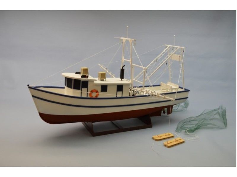 Łódź - Rusty the Shrimp Boat 1:24 - DUMAS zdjęcie 1