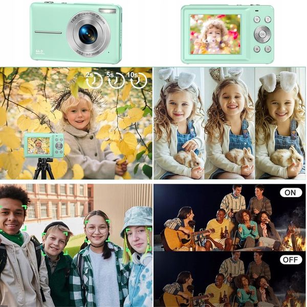 APARAT CYFROWY FOTOGRAFICZNY 16X Z KARTA 32GB I LAMPA BŁYSKOWA WYPEŁNIAJĄCA zdjęcie 14