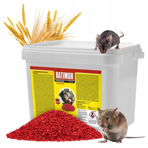 RATIMOR Trutka na myszy i szczury zbożowa Zatrute ziarno Bromadiolon na Arena.pl